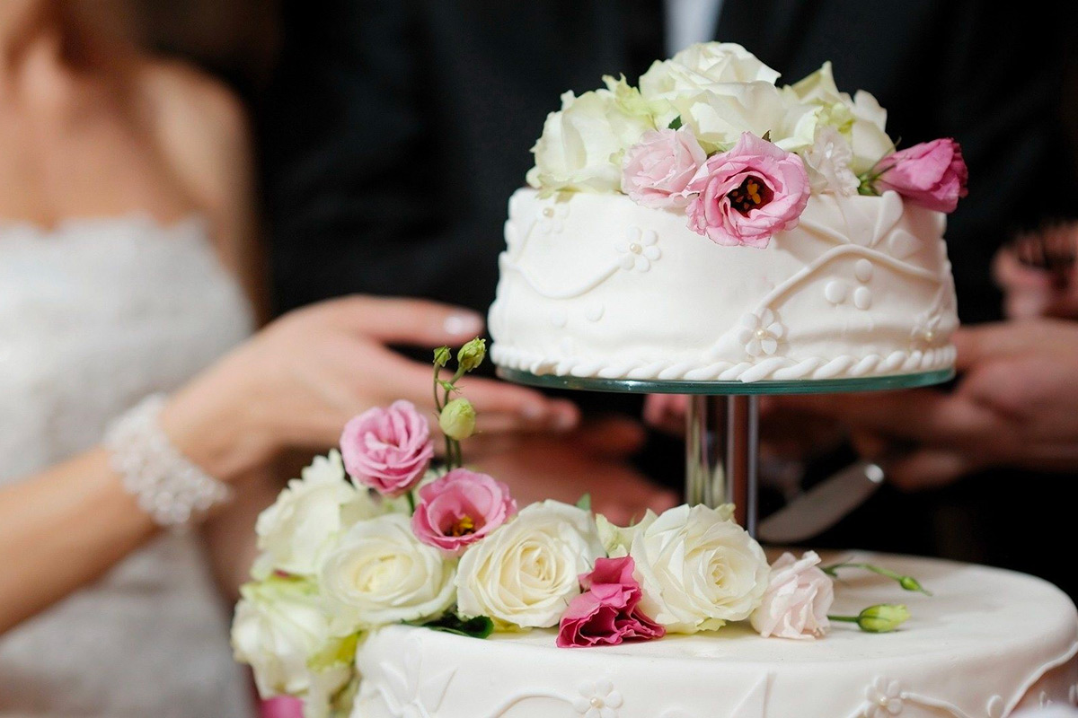 Torta nuziale e torta di matrimonio